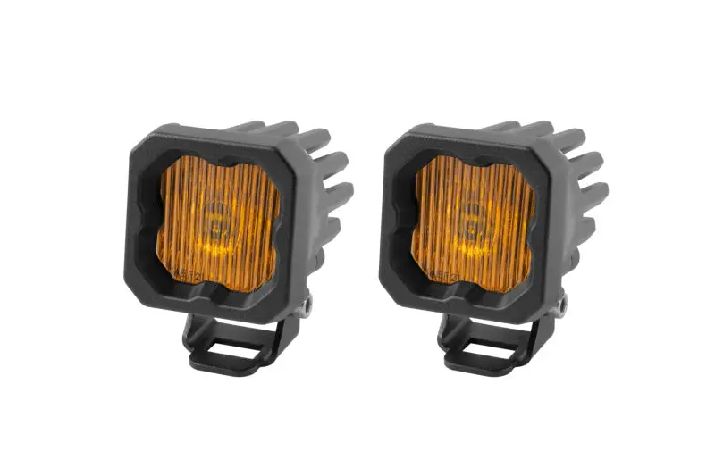 Diode Dynamics Stage Series C1 Led Fog Light Pods – Sae-Compliant Yellow, Abl Ready (Pair) 1